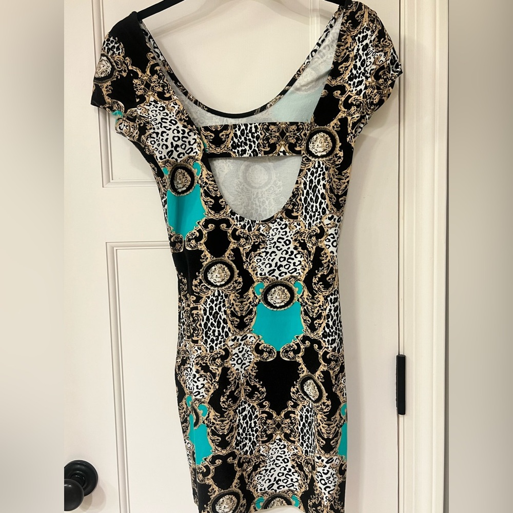 Multicolor Dress🩵🖤 - Picture 3 of 3